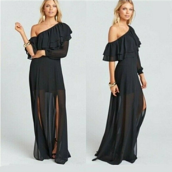 Show Me Your MuMu Dresses & Skirts - Show Me Your Mumu Emma Ruffle Maxi Dress